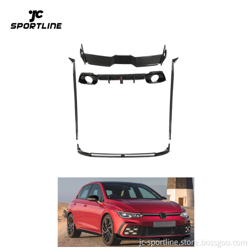 Carbon Fiber Body Kit for VW Golf MK8 GTI Hatchback 4-Door 2021-2022